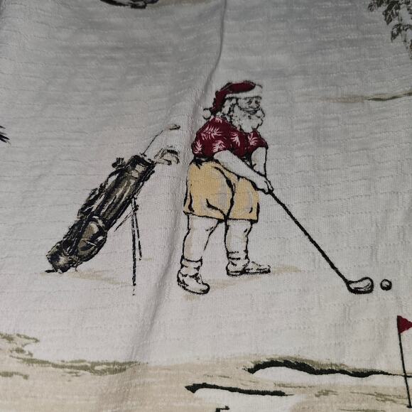 Knights Sportswear Golfing Santa Polo Christmas Summer Short Sleeve Top XL - Picture 12 of 15